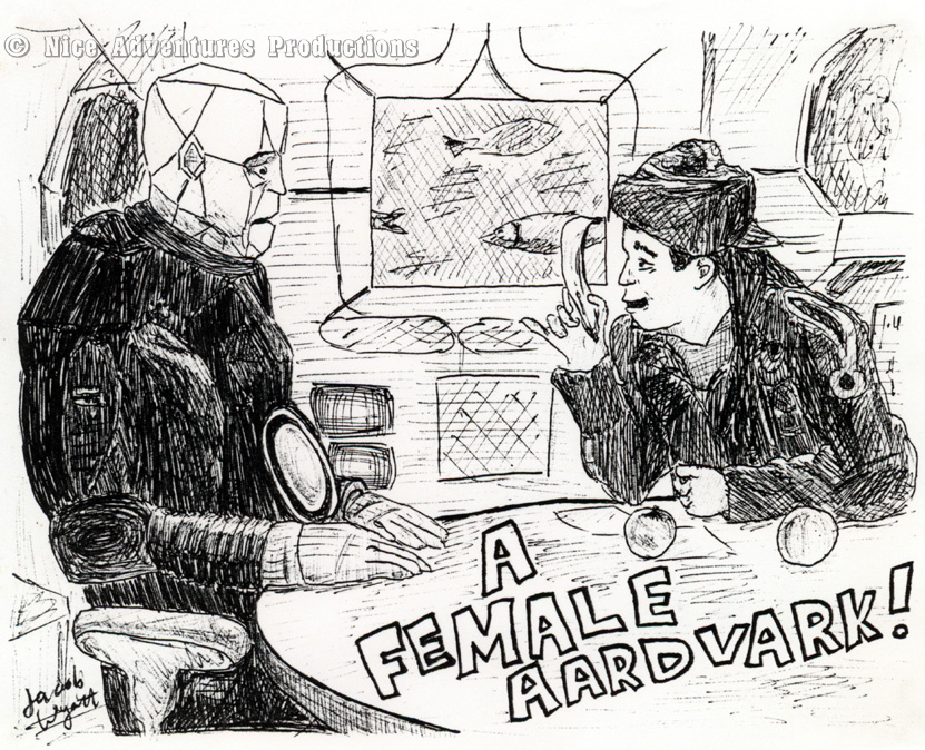 1996-7_Red Dwarf - A Female Aardvark nap